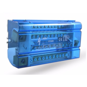   Stilo elosztóblokk 1-11x4/690V/160A-4 pólus fővezeték sor. - STI408