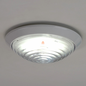   Lámpatest kerek, világos, 2D28W, IP54, EVG, - Gaby deLux DEL454