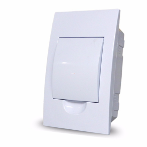   Stilo kiselosztó süllyesztett 1/ 4 teli ajtóval IP30 PE/N sínnel - STI459