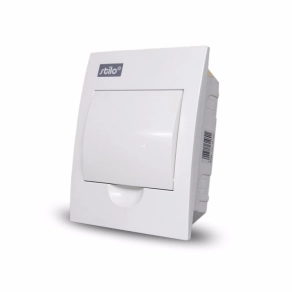   Stilo kiselosztó falonkívüli 1/ 4 teli ajtóval IP30 PE/N sínnel - STI466