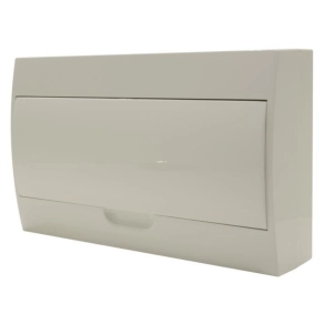   Stilo kiselosztó falonkívüli 1/18 teli ajtóval IP30 PE/N sínnel - STI470