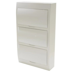   Stilo kiselosztó falonkívüli 3/36 teli ajtóval IP30 PE/N sínnel - STI472