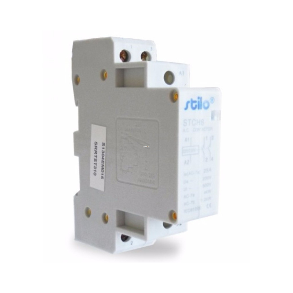 Stilo moduláris kontaktor STCH8 25-20 230VAC, 2 pólus 1 modul
