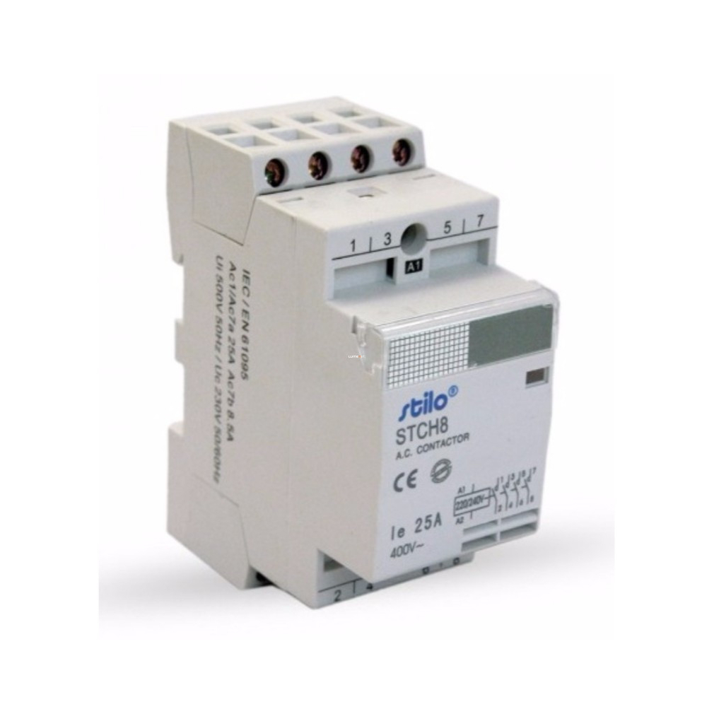 Stilo moduláris kontaktor STCH8 63-40 230VAC,4 pólus 3modul