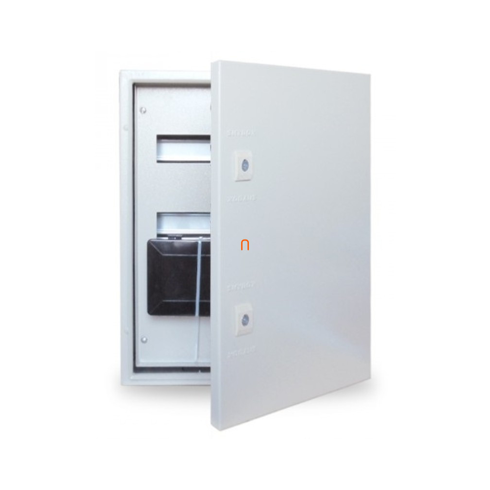 Fém kismegszakító szekrény 48 modulos, 3 soros, maszkolt 500x400x200mm - MC-5040D20R3-SDL Skybox SKY510