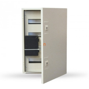   Fém kismegszakító szekrény 64 modulos, 4 soros, maszkolt 600x400x260mm - MC-6040D26R4-SDL Skybox SKY511