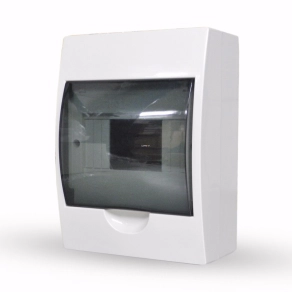   Stilo kiselosztó falonkívüli 1/ 6 átlátszó ajtóval IP30 PE/N sínnel - STI613