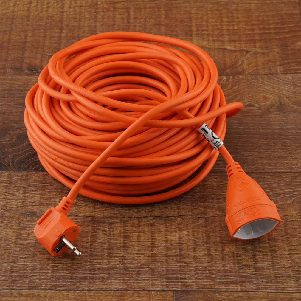 Stilo Flexo lengő hosszabbító MT vezetékkel 30fm, 3x1,5mm2 + CSF narancs