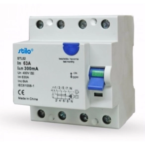 Stilo Fi relé 4P 63A 300mA A típusú - STI800
