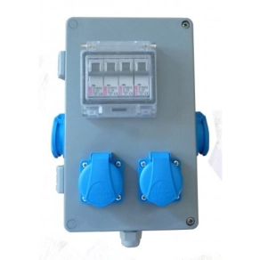   CSE 024 elosztó szekrény (4db 2P+F,4db 1C 16A) CSP 50003024