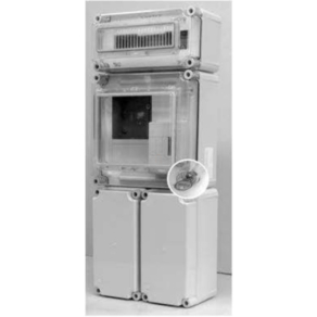   PVT 3030 FSK2 – F 12 ÁK 1F fogyasztásmérő kábelfogadó+sorkapocs+kismegszakító CSP 33412205