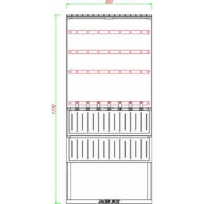 PVT-K-L 80 FE szakaszoló nélkül CSP 74000048