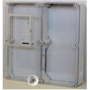   PVT EON 6060 EM - AM PVT3060 3F háromfázisú fogyasztásmérő szekrény EM ablakkal, kulcsos zárral+kábelfogadó szerelőlappal, alsó maszkkal