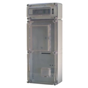   PVT EON 3060 ÁK 12 – F - AM PVT3060ÁK12–F 1-3F fogyasztásmérő szekrény EM ablakkal, kulcsos zárral+kismegszakító., alsó maszkkal