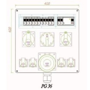 CSE 400 felvonulási szekrény állványon CSP 51021400