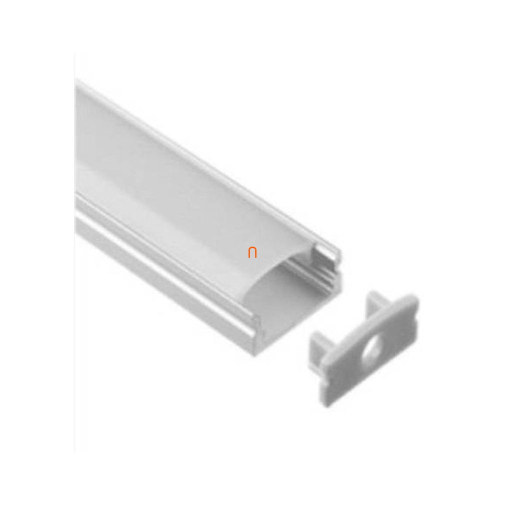 LED szalaghoz ALU PROFIL süllyeszthető 2m-es matt előlappal CLS67622M Clearled