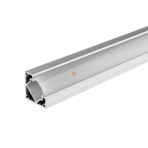   LED szalaghoz alumínium sín szett 45 fokos sarki matt fedéllel együtt 2fm CLS67632M ClearLED