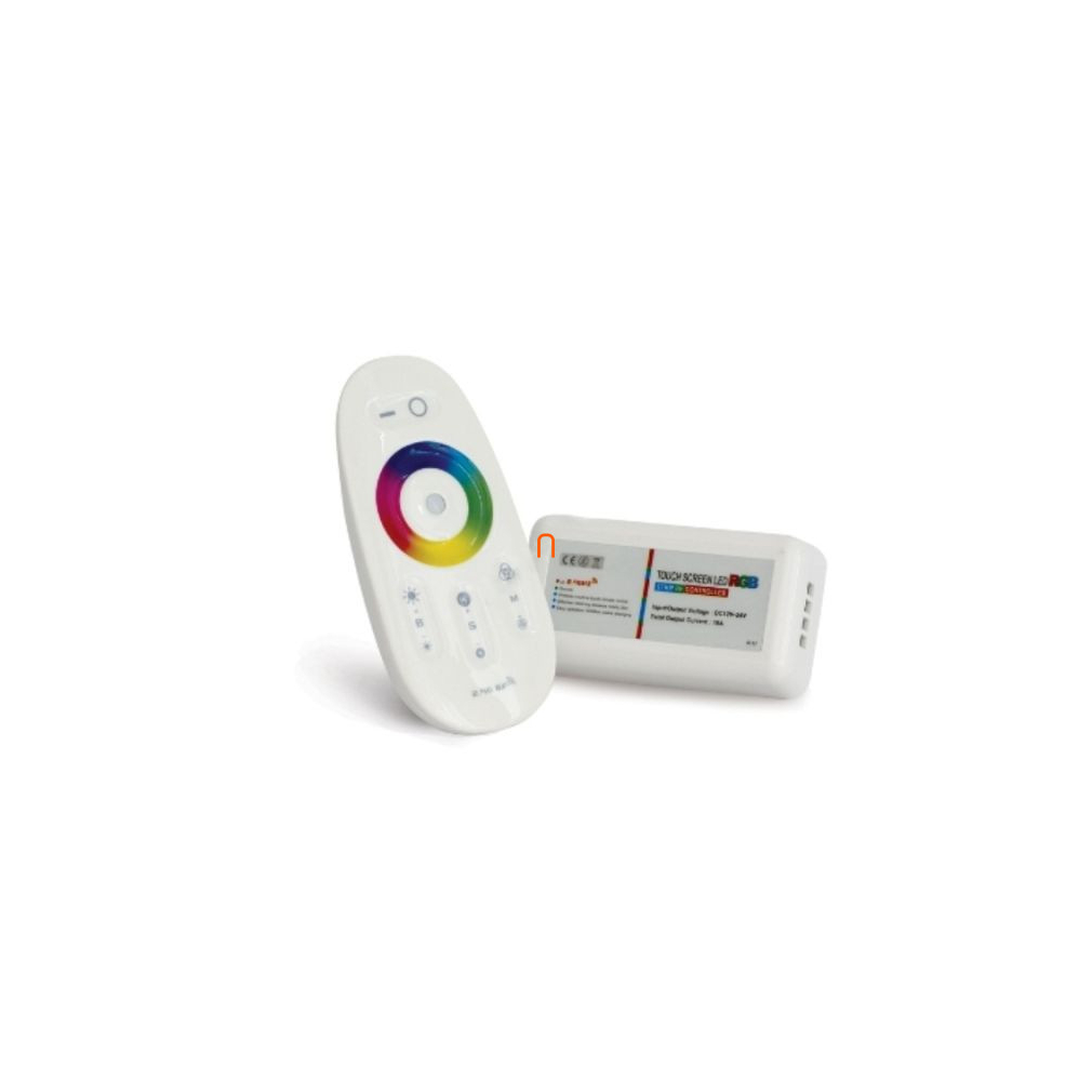 LED szalaghoz RGB-hez Színtárcsás vezérlő, távirányítós 12/24V DC 216W CL90006 ClearLED