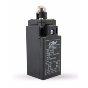   Stilo végálláskapcsoló görgős, 3A/240VAC, 1NC+1NO, IP65, PG13,5, EN - STI1032