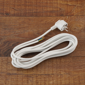   Stilo Flexo dugvillával szerelt MT vezeték 5fm, 3x1mm2, fehér - STI1099