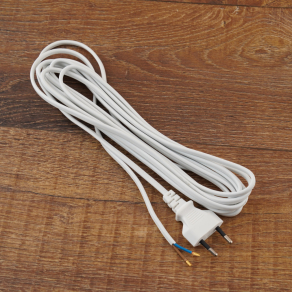   Stilo Flexo dugvillával szerelt MTL vezeték 5fm, 2x0,75mm2 fehér - STI1105