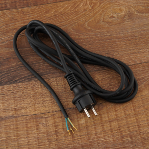   Stilo Flexo dugvillával szerelt gumikábel 3fm, GT 3x1mm2, fekete - STI1108