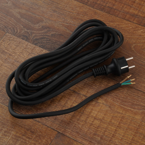   Stilo Flexo dugvillával szerelt gumikábel 5fm, GT 3x1,5mm2, fekete - STI1111