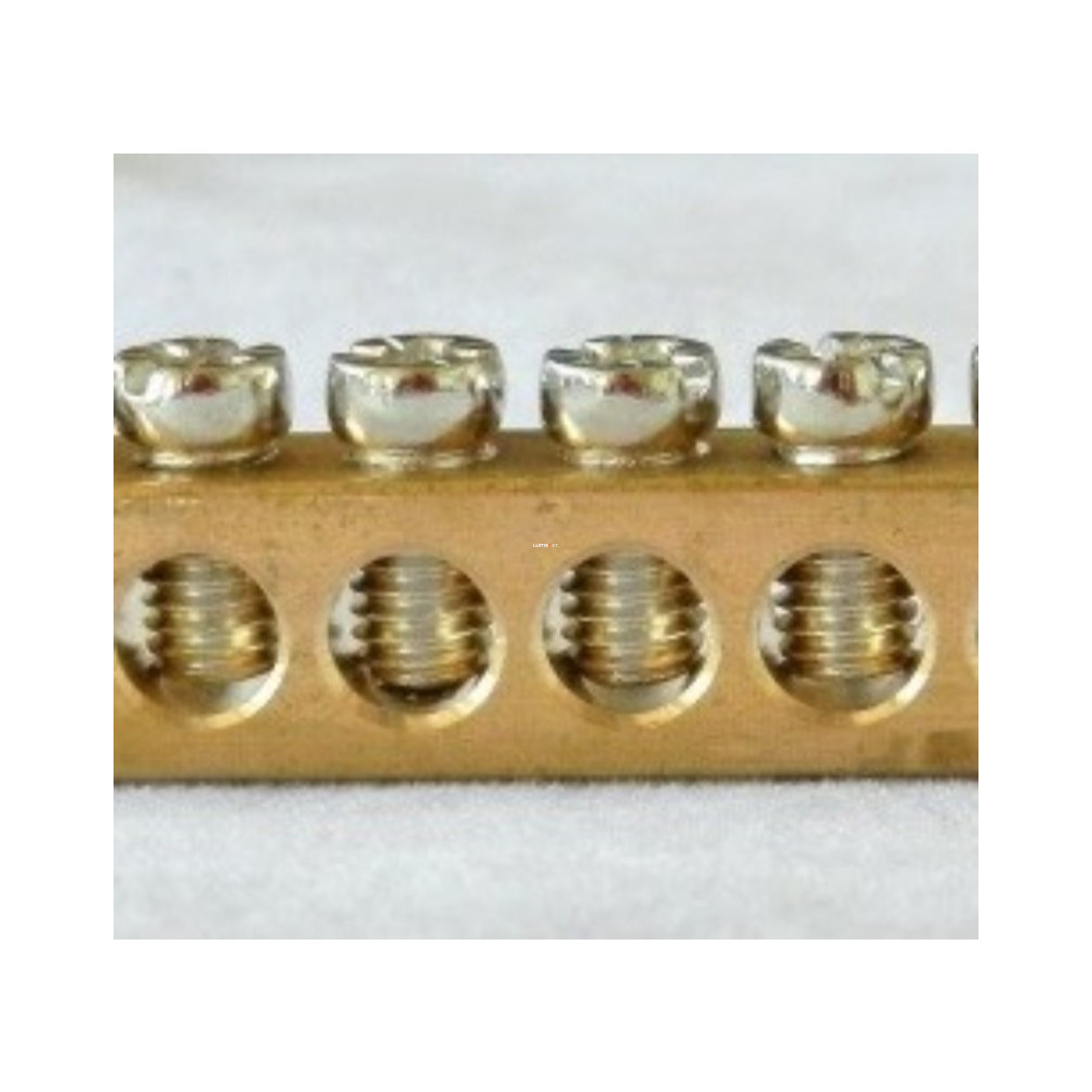 Stilo föld-Nulla sín 8x10mm KLM, 16mm2-es furattal1m-es