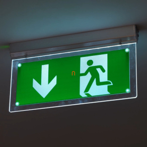   Stilo vészvilágító /kijáratjelző LED 3h lefele nyíl, 3,5W, 19lm állandó - STI1178