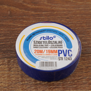Stilo szigetelő szalag 20x19 kék - STI1243