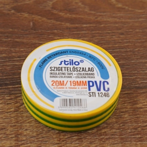 Stilo szigetelő szalag 20x19 zöld-sárga - STI1246