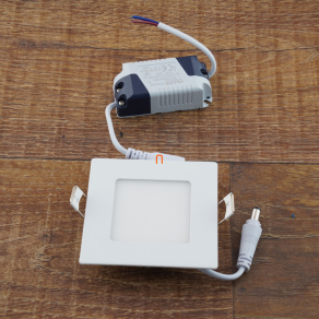   LED panel négyszögletes süllyesztett 3W 210lm 3000K IP20 - deLux DEL1268