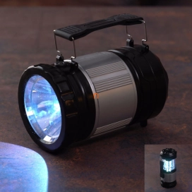   Kemping lámpa (hordozható elemlámpa (kézilámpa)) 1 W+3 W COB LED 120 lm, PC+ABS, (3xAA )