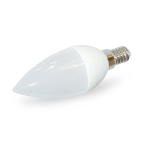   LED gyertya 5W E14 400lm 2700K meleg fehér fényforrás 270fok Ra80 230V (6x SMD2835LED) dxh=37x100mm DEL1418 deLux – Készlet erejéig!!!