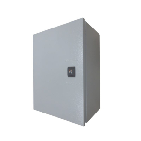   Fém szekrény 400x400x200 Skybox szerelőlappal RAL7035 (szürke) SKY1467