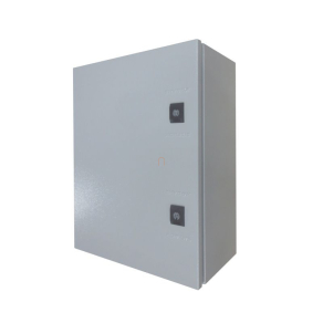   Fémszekrény 600x400x260 Skybox szerelőlappal RAL7035 (szürke) SKY1470