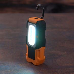   LED szerelőlámpa/munkalámpa 3W, 150lm, mágneses, akasztós COB LEDes 3xAAA (nem tartozék) DEL1485