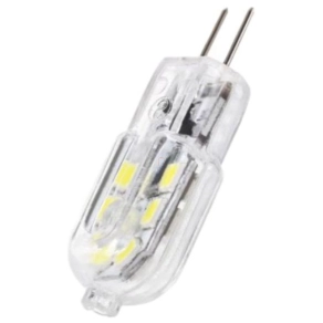   LED G4 2W 200lm 3000K meleg fehér fényforrás 360fok Ra80 12V AC/DC 15x42mm DEL1514 deLux
