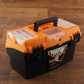   Stilo szerszámosláda kihajtható tárolókkal 17coll 434x250x238mm - STI1529