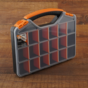   Stilo rekeszes szortimenter fekete 13coll 326x257x48mm - STI1536