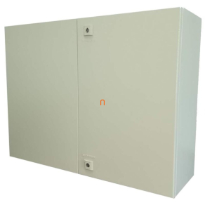   Fém elosztószekrény szerelőlappal, 2 ajtós, 600x800x250mm RAL7032 - Skybox SKY1565