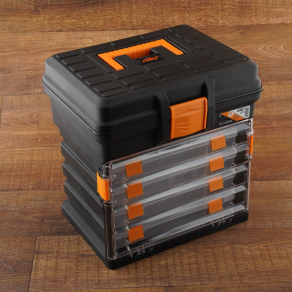   Stilo szerszámosláda 4 kihúzható szortimenterrel 14 colos 340x272x341 - STI1592