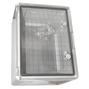   Stilo műanyag elosztószekrény átlátszó ajtóval 400x300x220mm, IP65, ABS, fém - STI1706