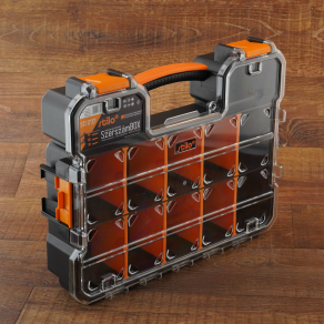   Stilo rekeszes szortimenter kivehető elválasztókkal fekete 430x350x110mm - STI1737