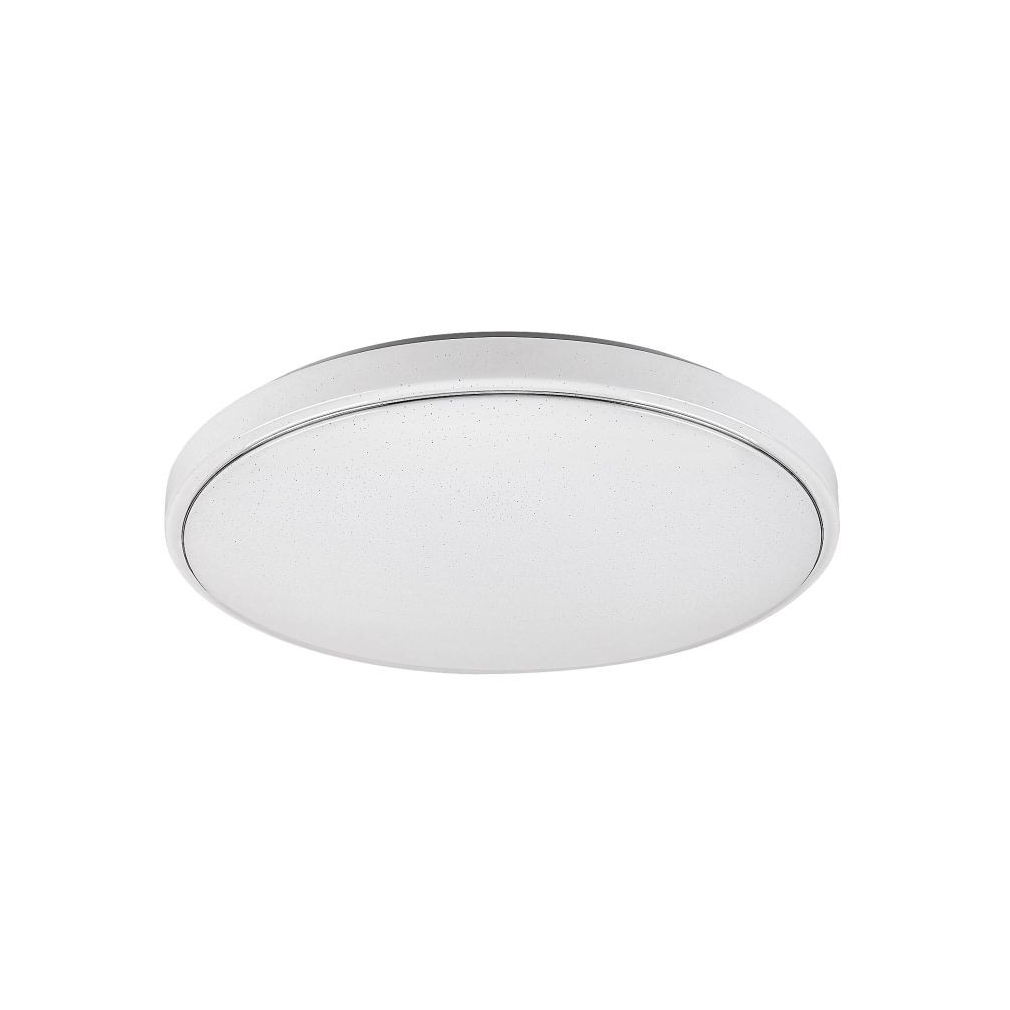 DEL1748 Jazzy LED IP44 mennyezeti lámpa 4000K, 24W, 1920lm, 380mm, kerek forma, csillogó búra, deLux