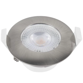   LED beépíthető spot lámpa nikkel 5W 450Lm 100-240V d=68-75mm 3000K 120fok - deLux DEL1756