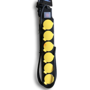   Stilo hálózati elosztó 6db aljzat IP44, 1,5fm H07RN-F 3x1,5mm2 vezetékkel - STI1779