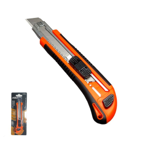   Stilo törhető pengés kés 3db SK4 pengével, automatikus penge utántöltővel, gumírozott nyéllel STI1785