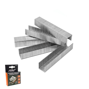   Stilo tűzőkapocs szögletes 8mm, 1000db/csomag, méret: 8x10,6x1,2mm STI1797