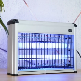   Elektromos rovarcsapda, UV 2xT8, 2x10W, 3 × 0,75 mm², 230 V